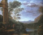 克劳德 洛朗 : Landscape with Ascanius Shooting the Stag of Sylvia